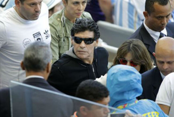 Imagen de Maradona: "No voy a la cancha, no quiero ser un problema para el gobierno ni para los jugadores"