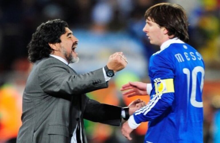 Imagen de 29 de junio, un día especial para Messi y Maradona