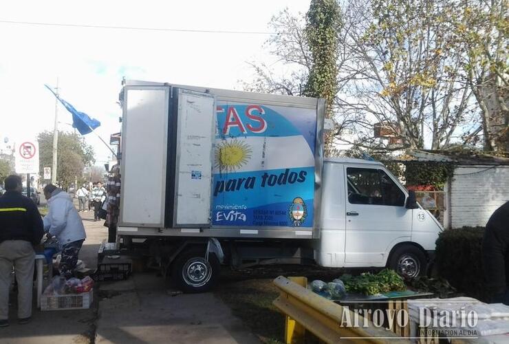 Imagen de El Camión de la Economía Popular pasó por Arroyo Seco