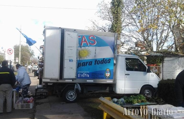 Imagen de El Camión de la Economía Popular pasó por Arroyo Seco
