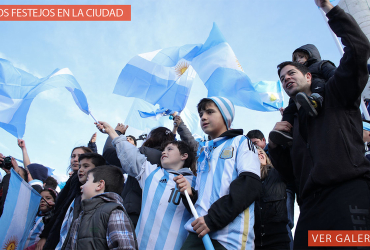 Imagen de Pura alegría, los festejos en Rosario