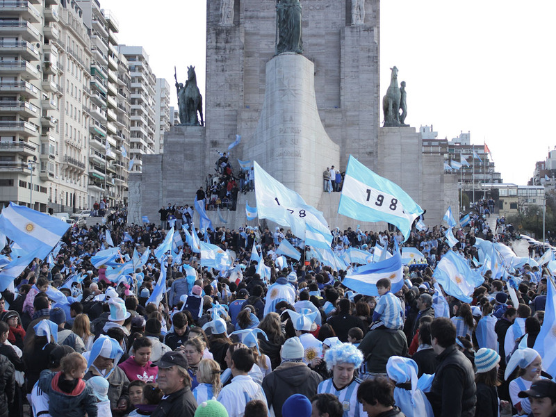 Imagen de Pura alegr&iacute;a, los festejos en Rosario
