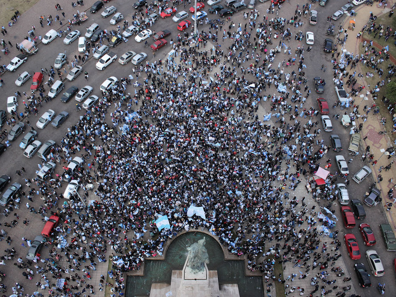 Imagen de Pura alegr&iacute;a, los festejos en Rosario