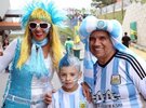 Imagen de Los hinchas ya le dan color al duelo entre Argentina y Holanda