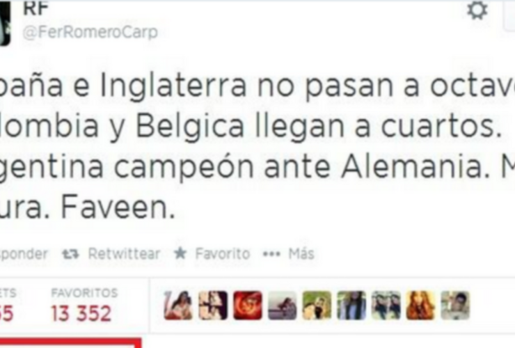 Imagen de El argentino que es furor en Twitter por haber adivinado la Final del Mundial