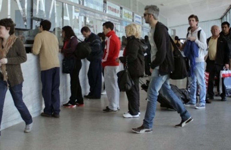 El paro anunciado todavía no tiene impacto en la terminal.