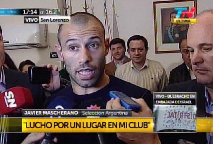 Imagen de Mascherano defendió a Messi y habló de la continuidad de Sabella