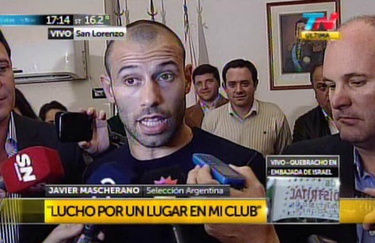 Imagen de Mascherano defendi&oacute; a Messi y habl&oacute; de la continuidad de Sabella