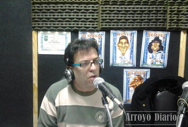 Ulises Bosco esta mañana en Radio Extremo 106.9