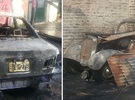 Imagen de Rosario: Quiso rescatar su auto de un incendio y sufrió quemaduras graves