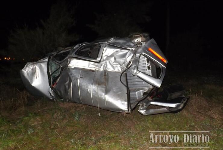 Imagen de Un utilitario protagonizó un accidente en Fighiera