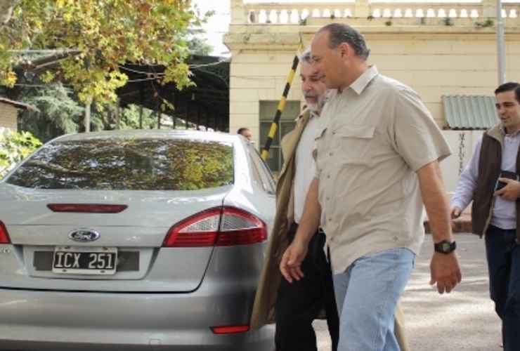 El secretario de Seguridad se reunió con periodistas este martes al mediodía. Foto: Rosario3