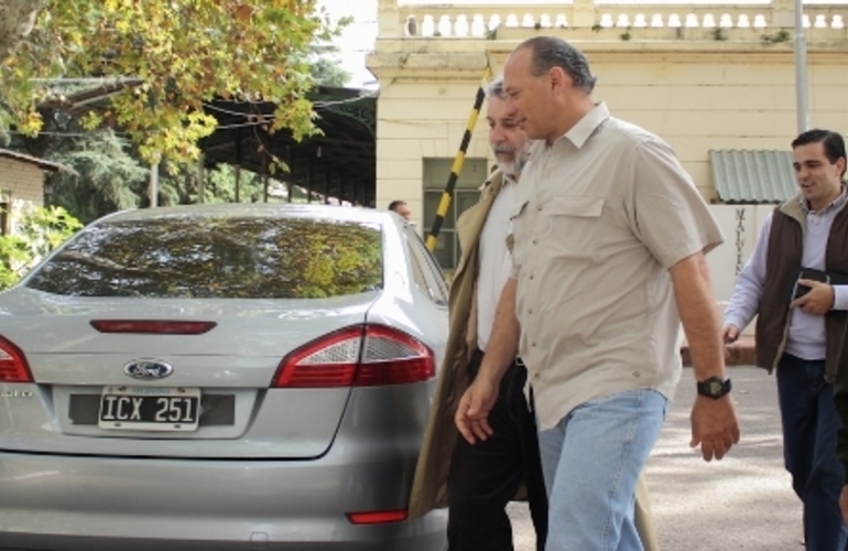 El secretario de Seguridad se reunió con periodistas este martes al mediodía. Foto: Rosario3