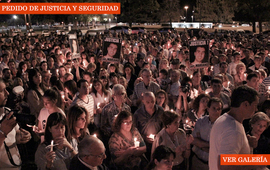 Imagen de Nutrida marcha con pedido de más seguridad en el Monumento