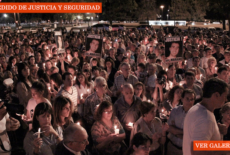 Imagen de Nutrida marcha con pedido de más seguridad en el Monumento