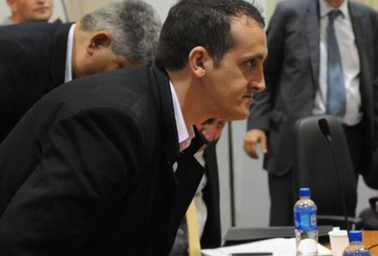 Martín Santoro durante el juicio. Se probó su participación en tres asesinatos ocurridos en 2010. Foto: Archivo La Capital