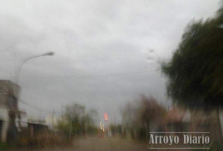Así estaba el cielo esta mañana en Arroyo Seco