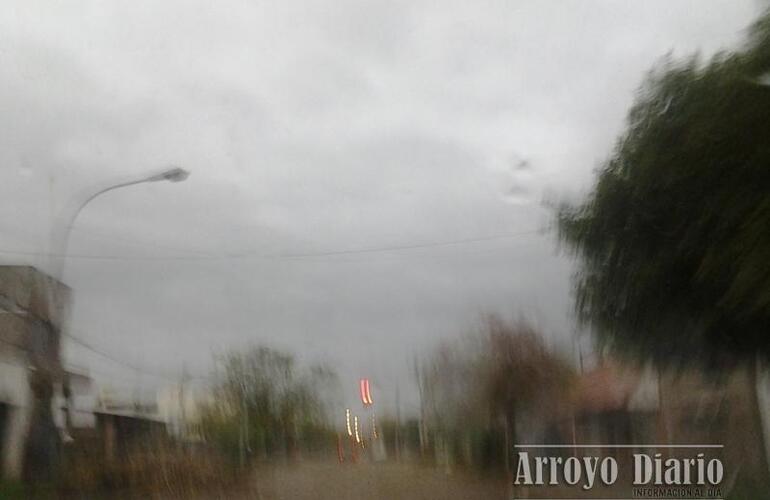 Así estaba el cielo esta mañana en Arroyo Seco