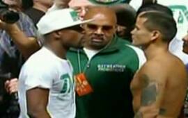 Imagen de Maidana y Mayweather, en peso y listos para la revancha