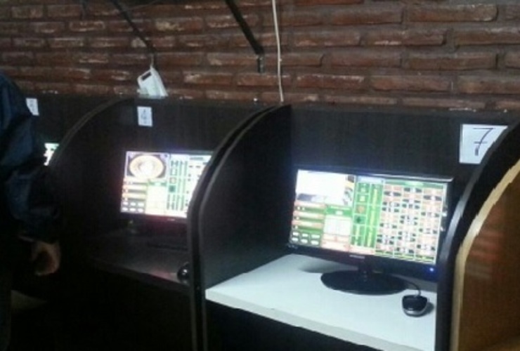 Las máquinas de escritorio tenían instalados los programas de juegos. Foto: Min. de Seguridad