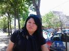 Silvina Pineda, titular del comercio, en la Seccional 27ma esta mañana