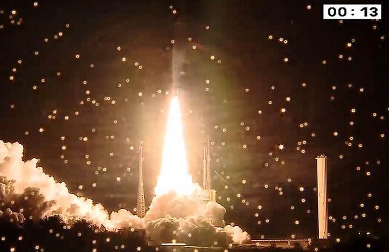 Imagen de El Arsat-1, el primer satélite argentino, fue lanzado con éxito