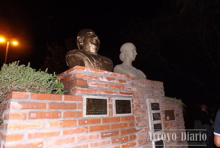 Imagen de Día de la Lealtad Peronista: acto e inauguración del busto de Perón