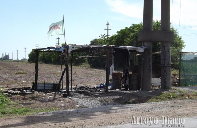 Imagen de Ardió en llamas un puesto de venta ambulante