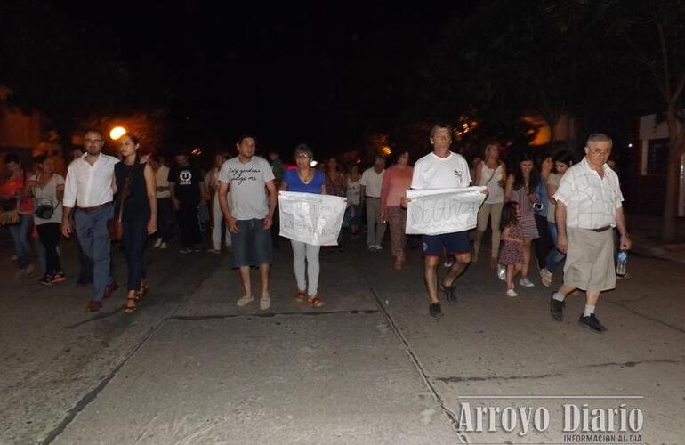 Imagen de Poca convocatoria en la marcha por más seguridad