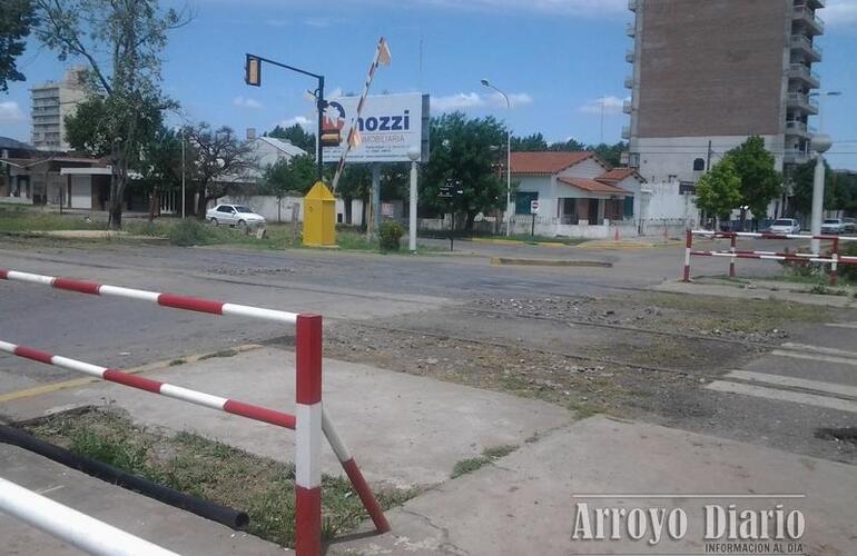 Paso a nivel calle Libertad.