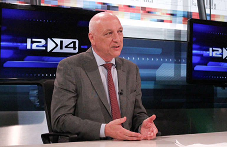 Bonfatti pas&oacute; por el programa De 12 a 14.