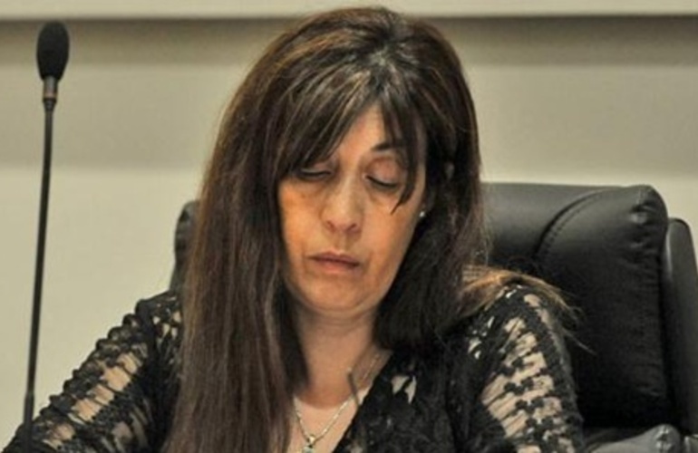 Se&ntilde;ora jueza. Roxana Bernardelli dispuso 52 d&iacute;as de prisi&oacute;n preventiva para el joven imputado del crimen de Bassi. Foto: La Capital