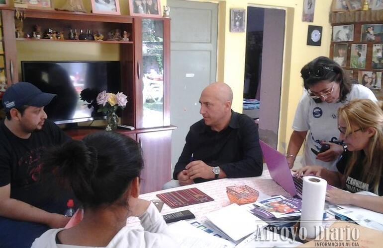Fabio Gentili en su &uacute;ltimo visita a finales del pasado mes de septiembre. Foto: Archivo AD