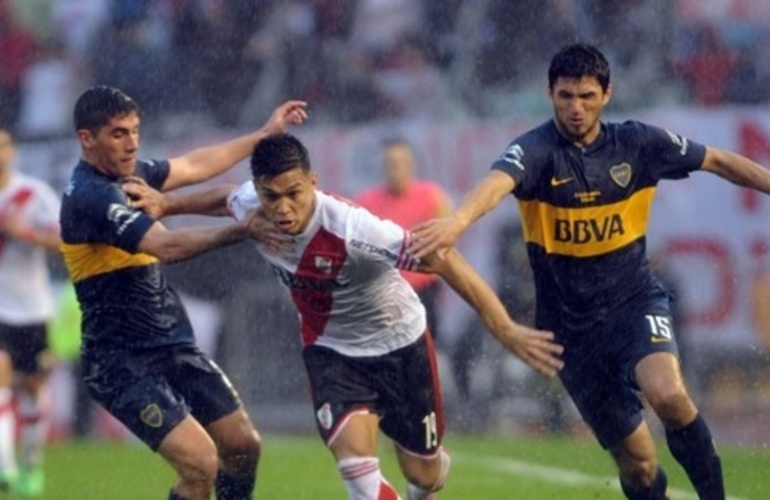 Imagen de Boca y River, frente a frente en el primer Superclásico copero