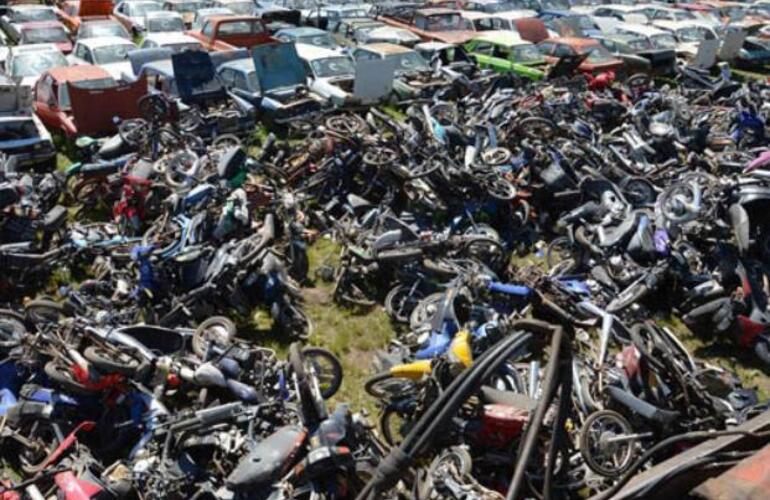 Imagen de Venado Tuerto compact&oacute; y vendi&oacute; 182 toneladas de chatarra acumulada