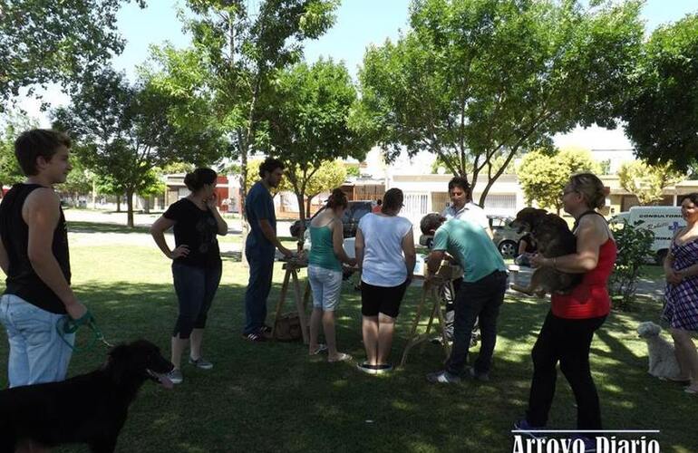 La primera jornada de vacunación se realizó hace unos diez días en la Plaza San Martín.