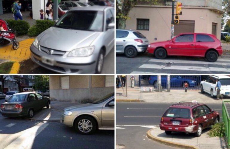 Imagen de Otra página de Facebook que denuncia a los que estacionan mal