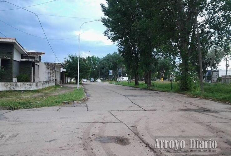 El hecho sucedió en la zona de 1º de Mayo, entre Libertad e Hipólito Yrigoyen.