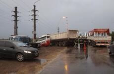 Imagen de Tras una mala maniobra terminó en la cuneta