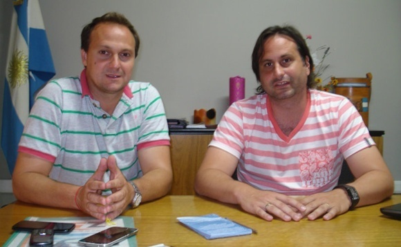 Esteban Ferri y César Gigli. Foto: Notilagos