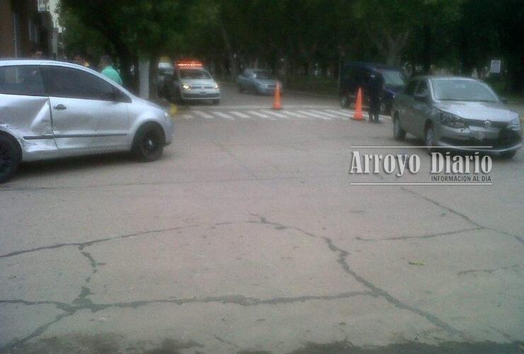 El accidente tuvo lugar en la esquina de Moreno y Mitre