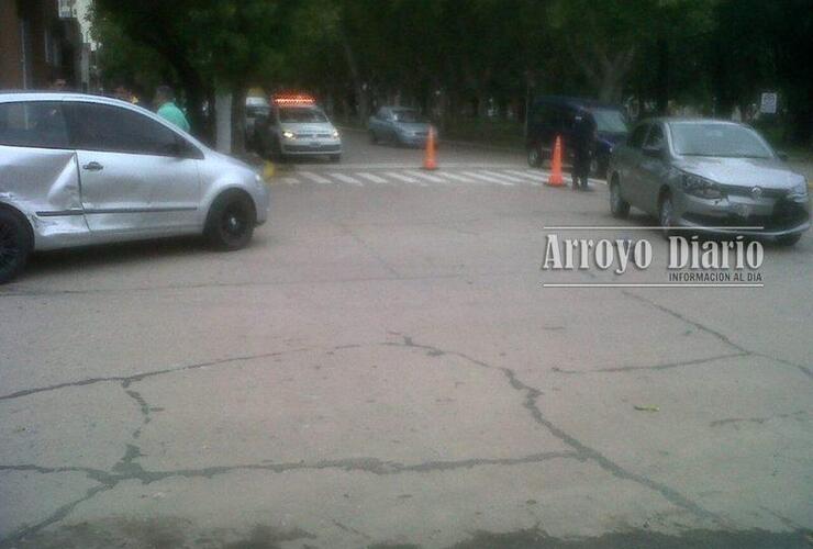 El accidente tuvo lugar en la esquina de Moreno y Mitre El accidente tuvo lugar en la esquina de Moreno y Mitre