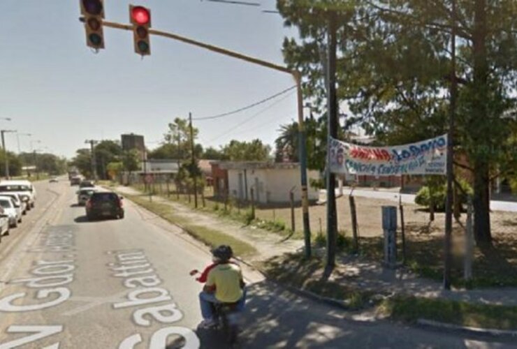 El lugar del accidente. Foto: Google Street View El lugar del accidente. Foto: Google Street View
