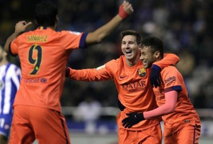 Imagen de Fútbol Internacional: Messi brilló con tres goles en el triunfo de Barcelona ante Deportivo La Coruña