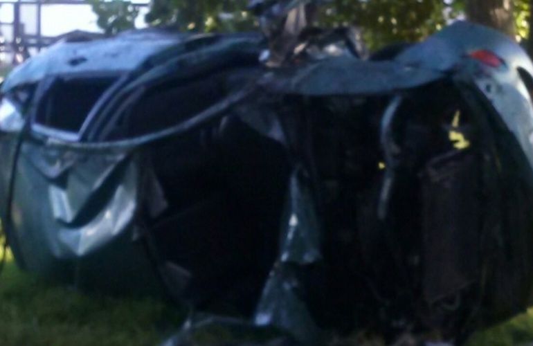 As&iacute; qued&oacute; el veh&iacute;culo luego del accidente