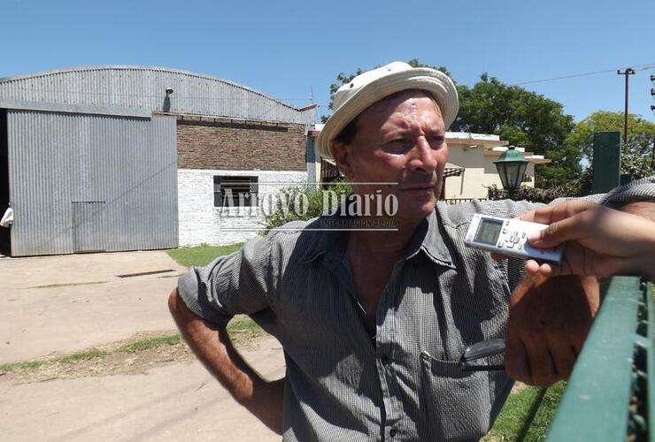 Luis Ferrari recibió varios golpes por parte de los delincuentes.