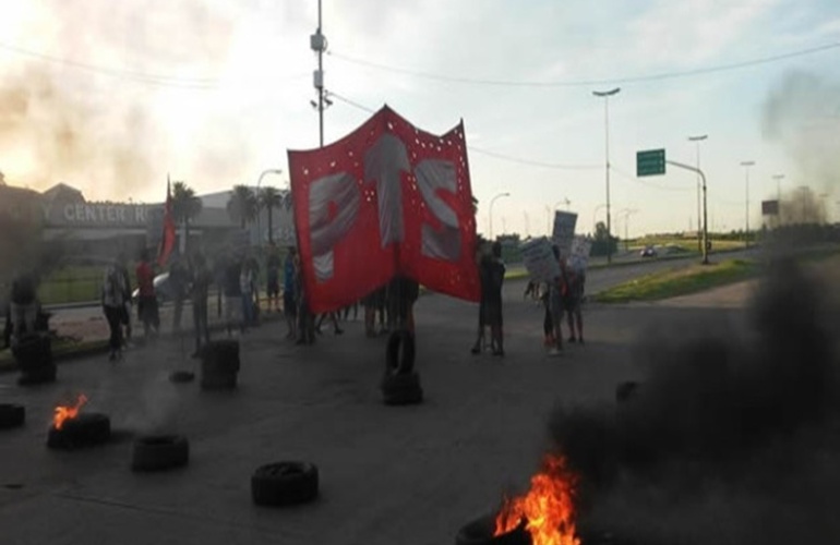 Imagen de Corte en Autopista Rosario-Buenos Aires