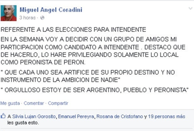 Imagen de “Estoy más cerca del Pro que de los kirchneristas. Si voy con Del Sel por lo menos me va a hacer reír, los otros dan ganas de llorar” Imagen de “Estoy más cerca del Pro que de los kirchneristas. Si voy con Del Sel por lo menos me va a hacer reír, los otros dan ganas de llorar”
