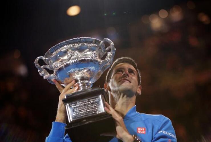 Imagen de Novak Djokovic se consagró campeón del Abierto de Australia por quinta vez Imagen de Novak Djokovic se consagró campeón del Abierto de Australia por quinta vez