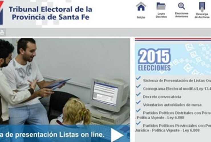 Imagen de Elecciones: nuevo sistema online de carga de listas